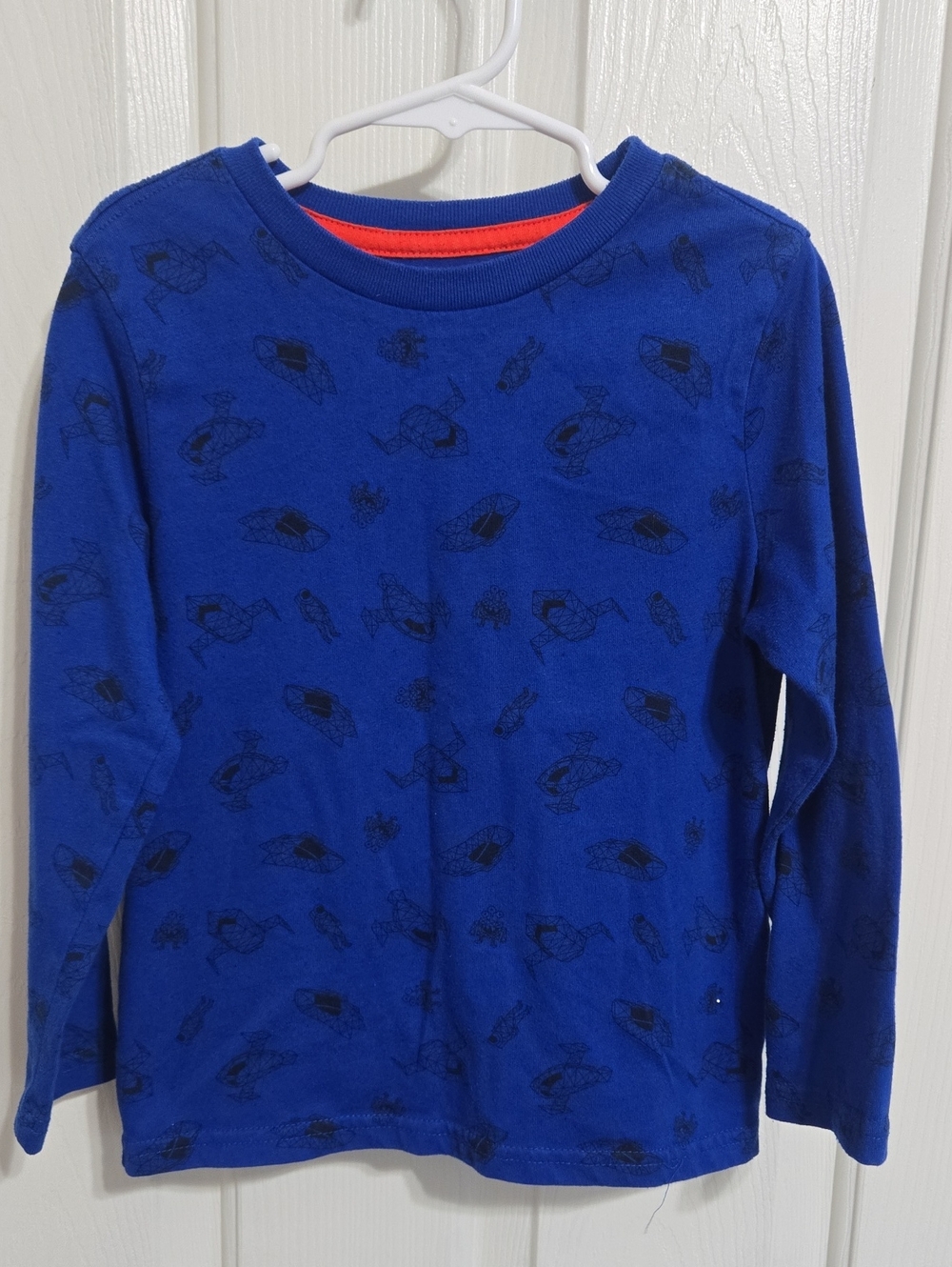 Garanimals blue long sleeve spaceship shirt
